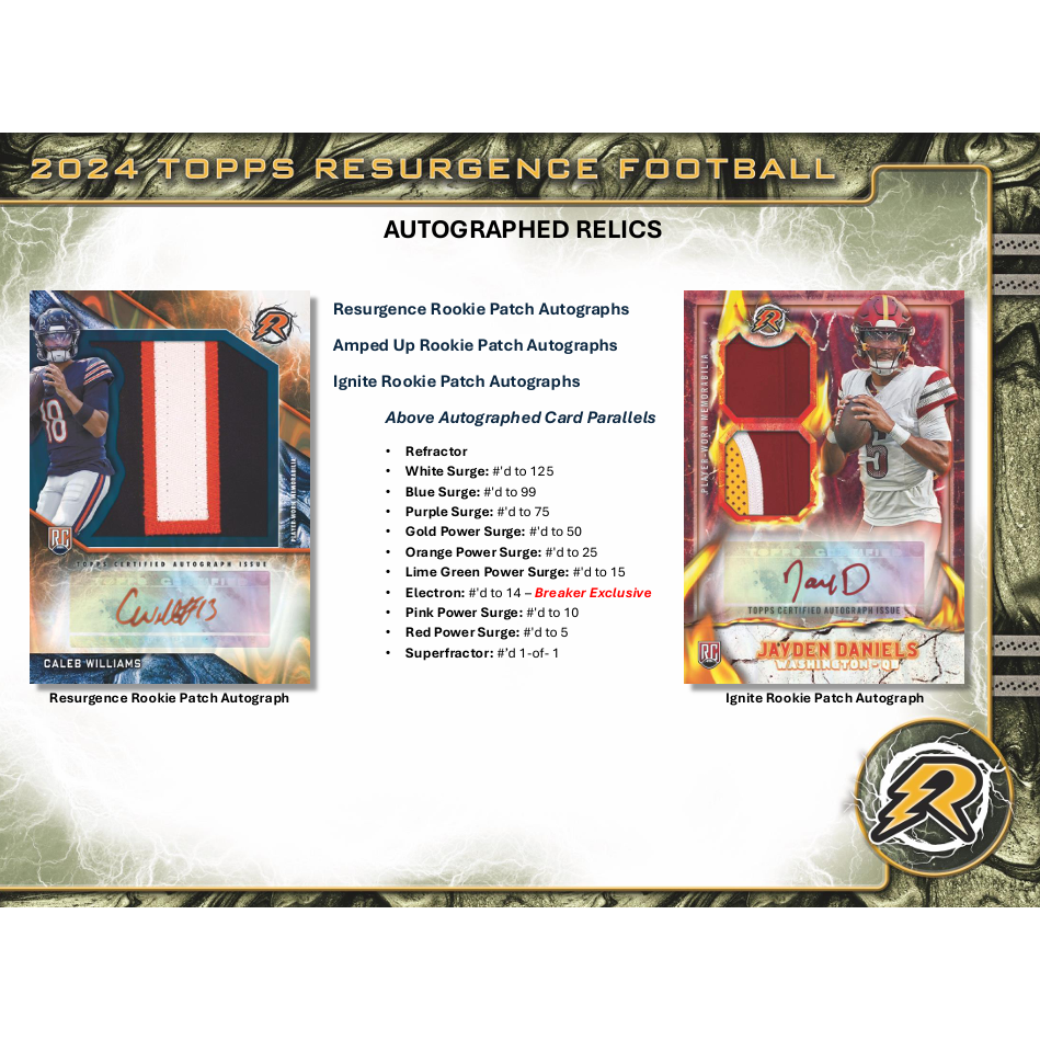 2024 Topps Resurgence Football Blaster Box