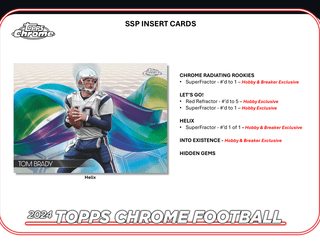 2024 Topps Chrome Football Hobby Box