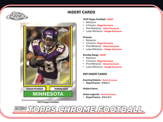 2024 Topps Chrome Football Blaster Box