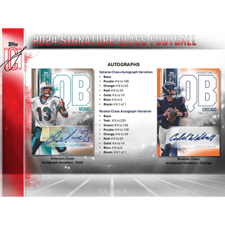2024 Topps Signature Class Football Hobby Box