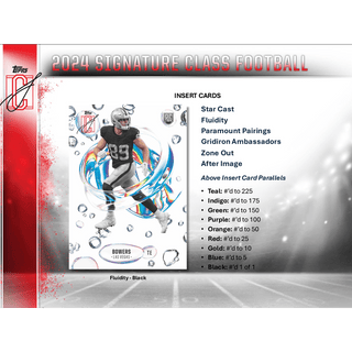 2024 Topps Signature Class Football Hobby Box