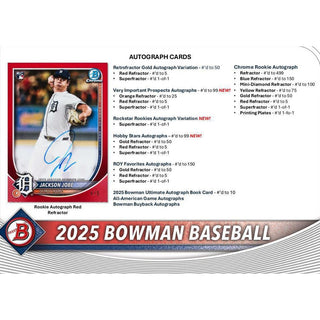 2025 Bowman Baseball Hobby Jumbo Box