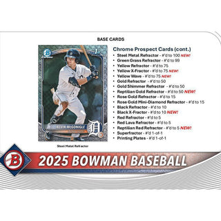 2025 Bowman Baseball Hobby Jumbo Box