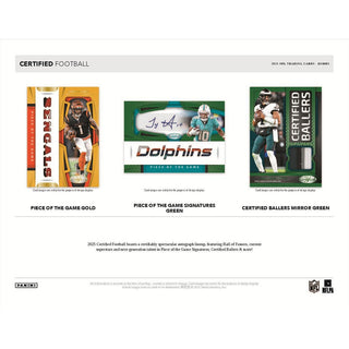 2025 Panini Certified Football Hobby Box