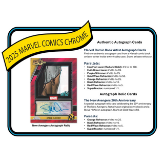 2025 Topps Chrome Marvel Hobby Box