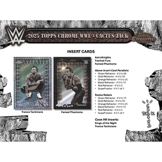 2025 Topps Chrome WWE x Cactus Jack Box