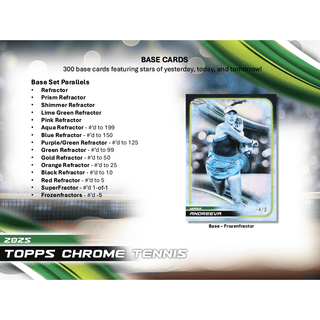 2025 Topps Chrome Tennis Hobby Box