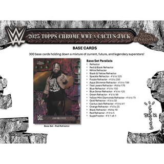 2025 Topps Chrome WWE x Cactus Jack Box