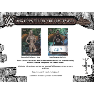 2025 Topps Chrome WWE x Cactus Jack Box