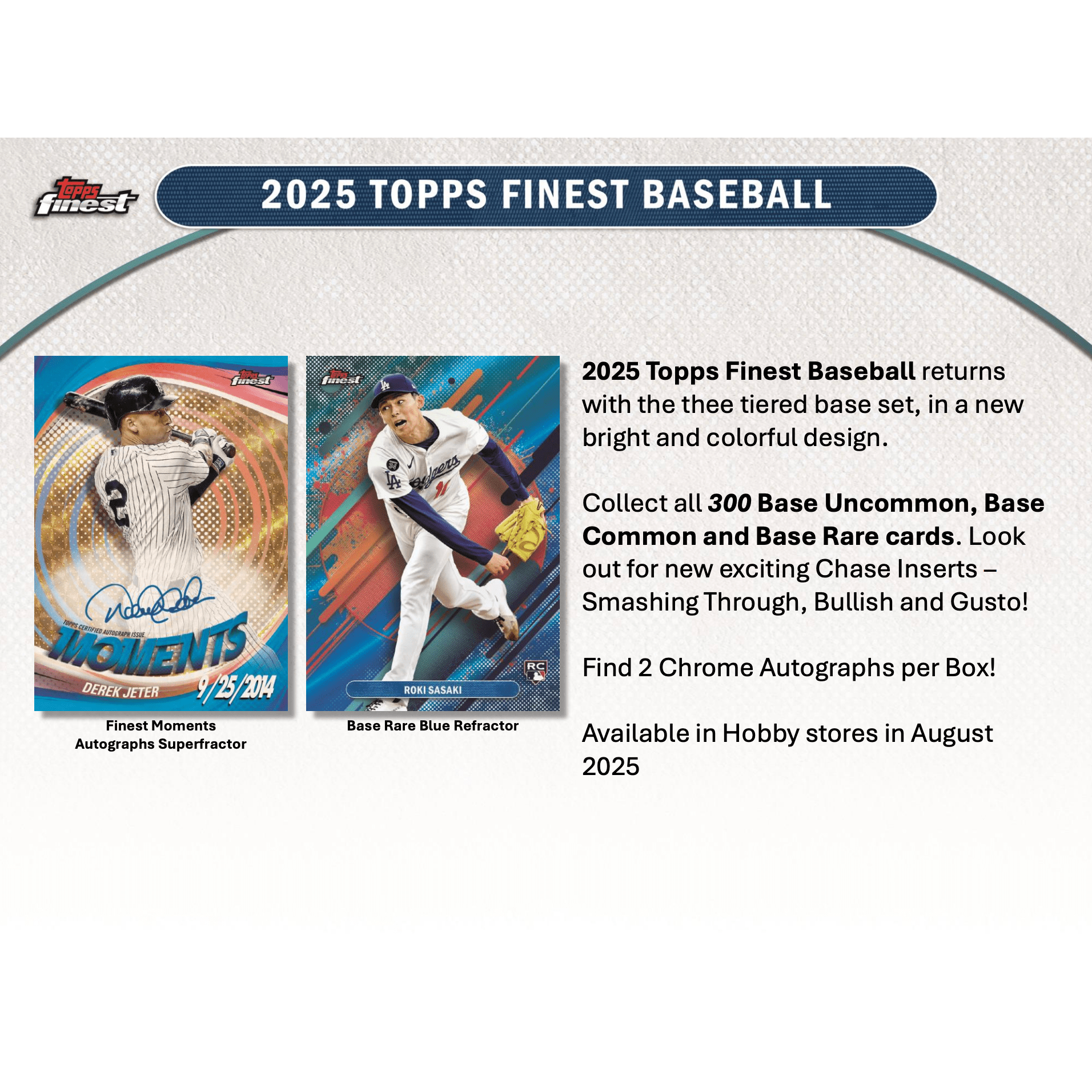 2025 Topps Finest Baseball Hobby Box