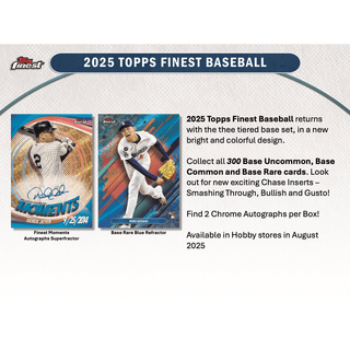 2025 Topps Finest Baseball Hobby Box