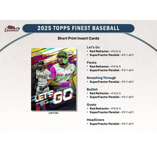 2025 Topps Finest Baseball Hobby Box