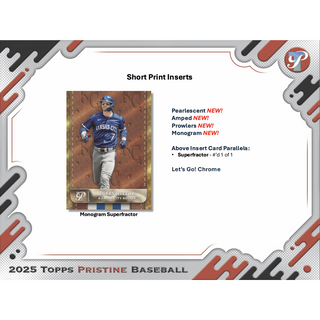 2025 Topps Pristine Baseball Hobby Pack