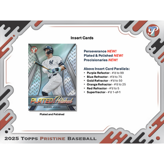 2025 Topps Pristine Baseball Hobby Box