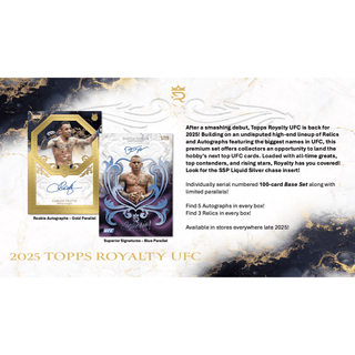 2025 Topps Royalty UFC Hobby Box