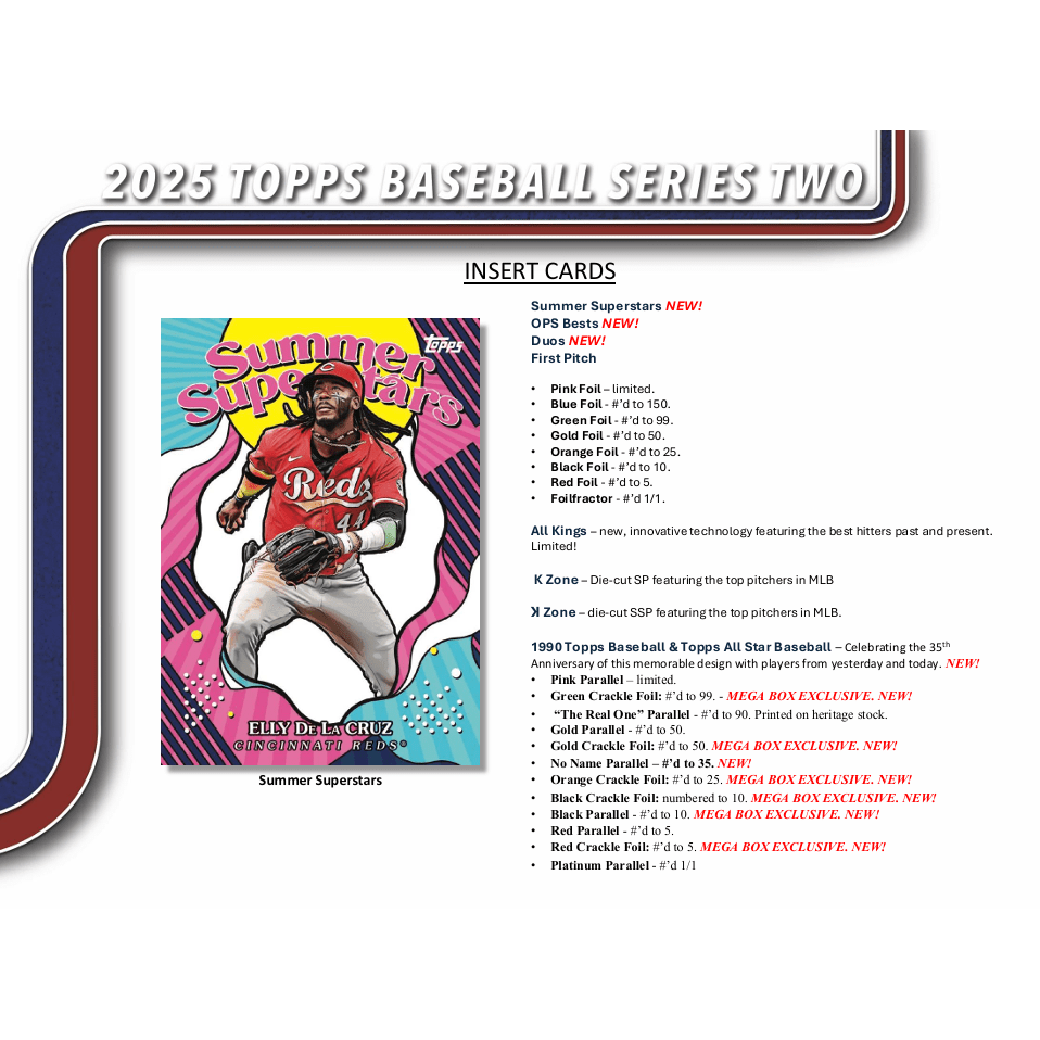 2025 Topps Series 2 Baseball Blaster Box – CARDIACS Sports 2025 Topps Series 2 Baseball Blaster Box – CARDIACS Sports