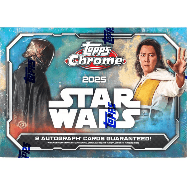 【25枚コンプリート】Star Wars 50周年記念カード topps 2025 Topps Star Wars Chrome Breaker's Delight Box | Steel