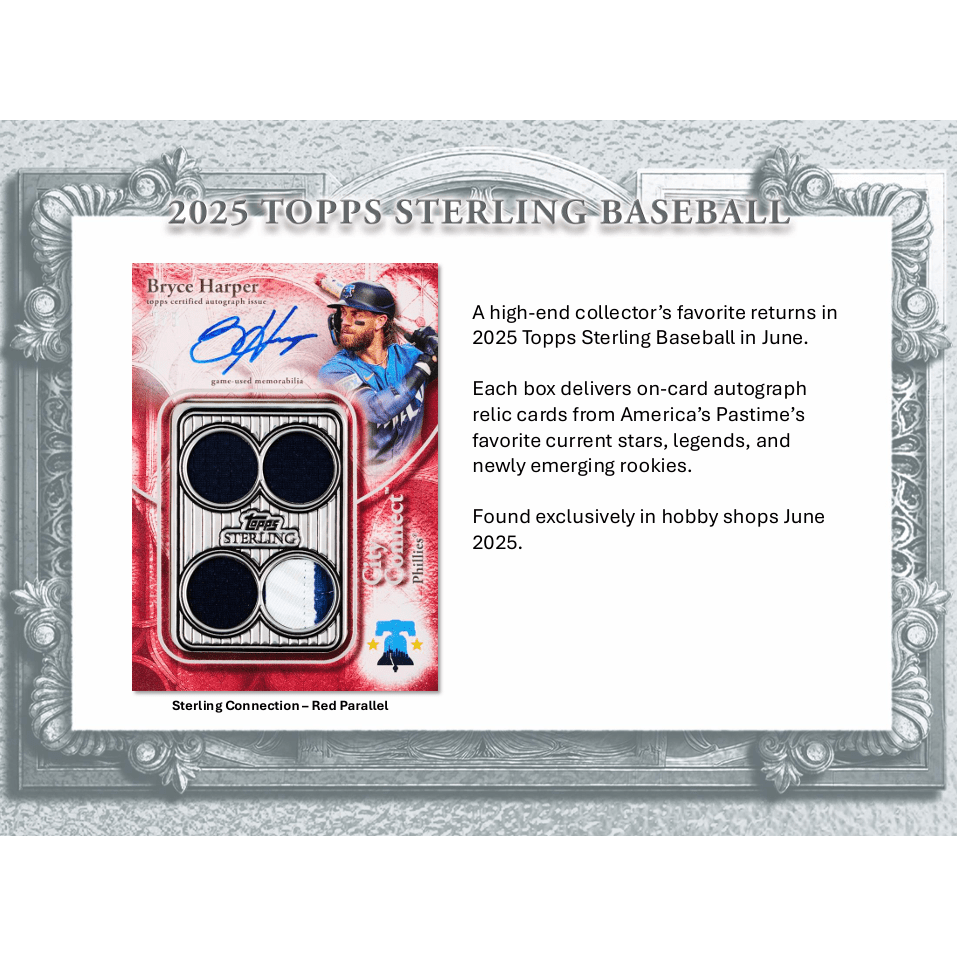 2025 Topps Sterling Baseball Hobby Box