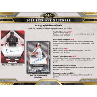 2025 Topps Tier One Baseball Hobby Box
