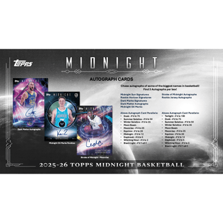 2025-26 Topps Midnight Basketball Hobby Box