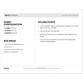 2025 Panini Select Baseball Hobby Pack