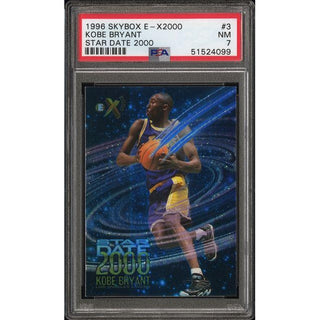 Kobe Bryant 1996 SkyBox E-X2000 Star Date 2000 #3 – PSA 7