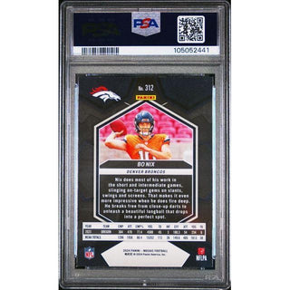 Bo Nix 2024 Panini Mosaic #312 PSA 9 – Graded Rookie