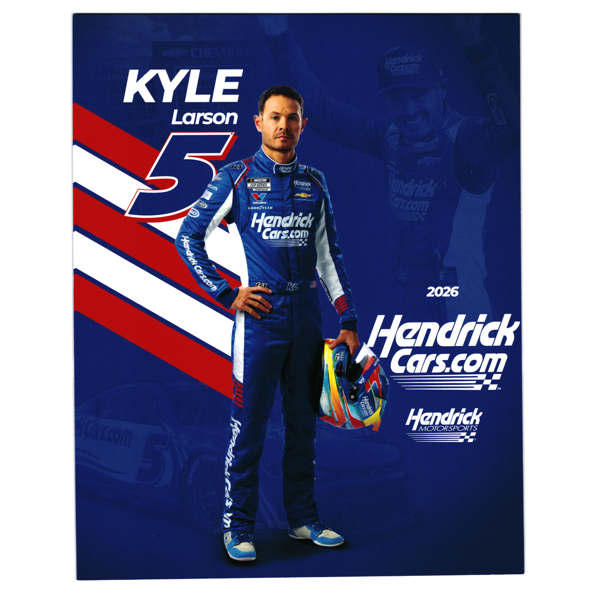 2026 Kyle Larson #5 Hendrick Motorsports NASCAR Hero Card