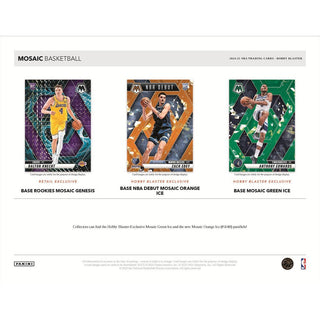 2024-25 Panini Mosaic Basketball Hobby Blaster Box Green Ice