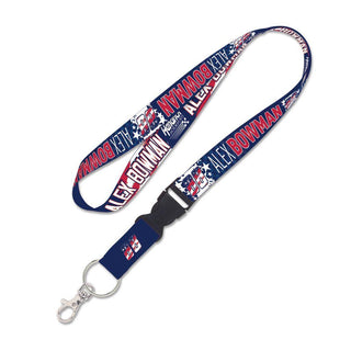 Alex Bowman 1" Lanyard with Detachable Buckle – Official NASCAR Accessory