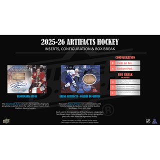 2025-26 Upper Deck Artifacts Hobby Box