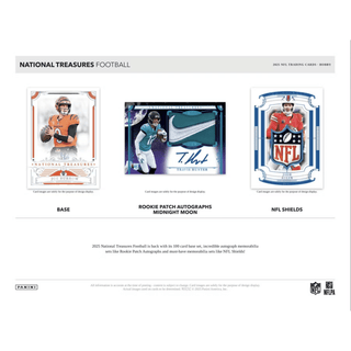2025 Panini National Treasures Football Hobby Box