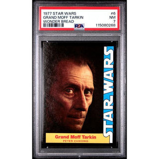 Grand Moff Tarkin 1977 Star Wars Wonder Bread #5 PSA 7