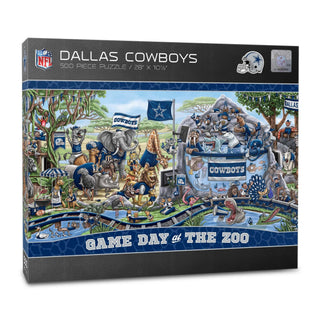 Dallas Cowboys Game Day at the Zoo 500 pc Puzzle
