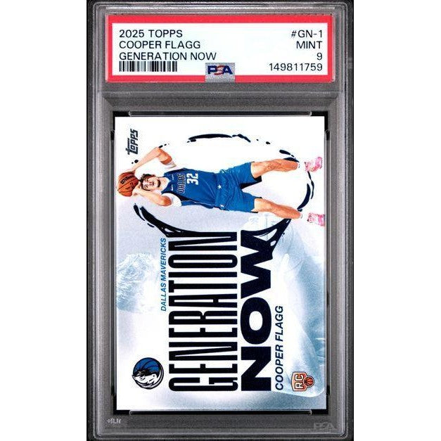 2025 Topps #GN-1 Copper Flagg Generation Now PSA 9