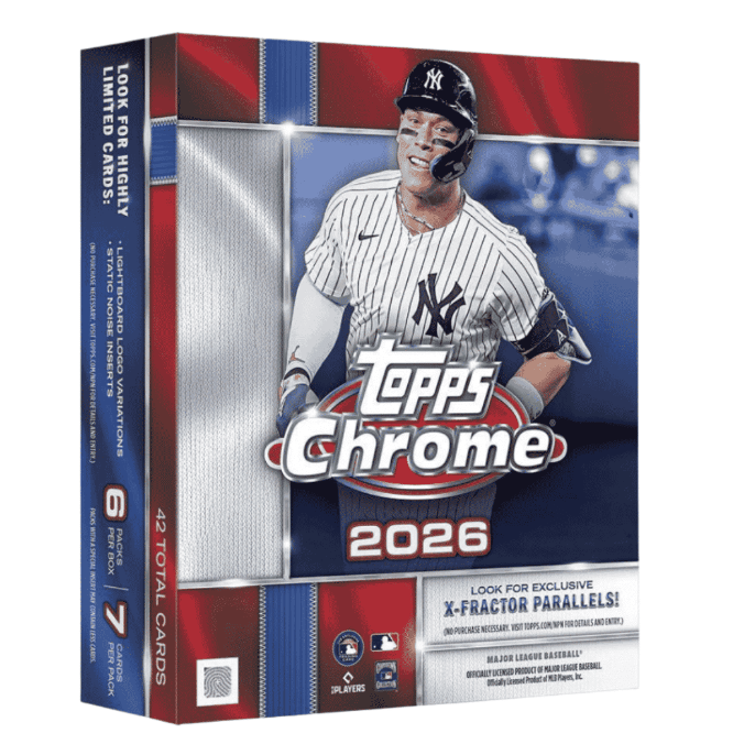 2026 Topps Chrome Baseball Mega Box