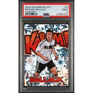 Michael Ballack 2024-25 Donruss FIFA KABOOM! #19 PSA 9