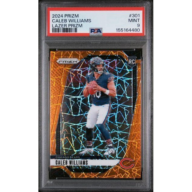 2024 Prizm #301 Caleb Williams Lazer Prizm PSA 9