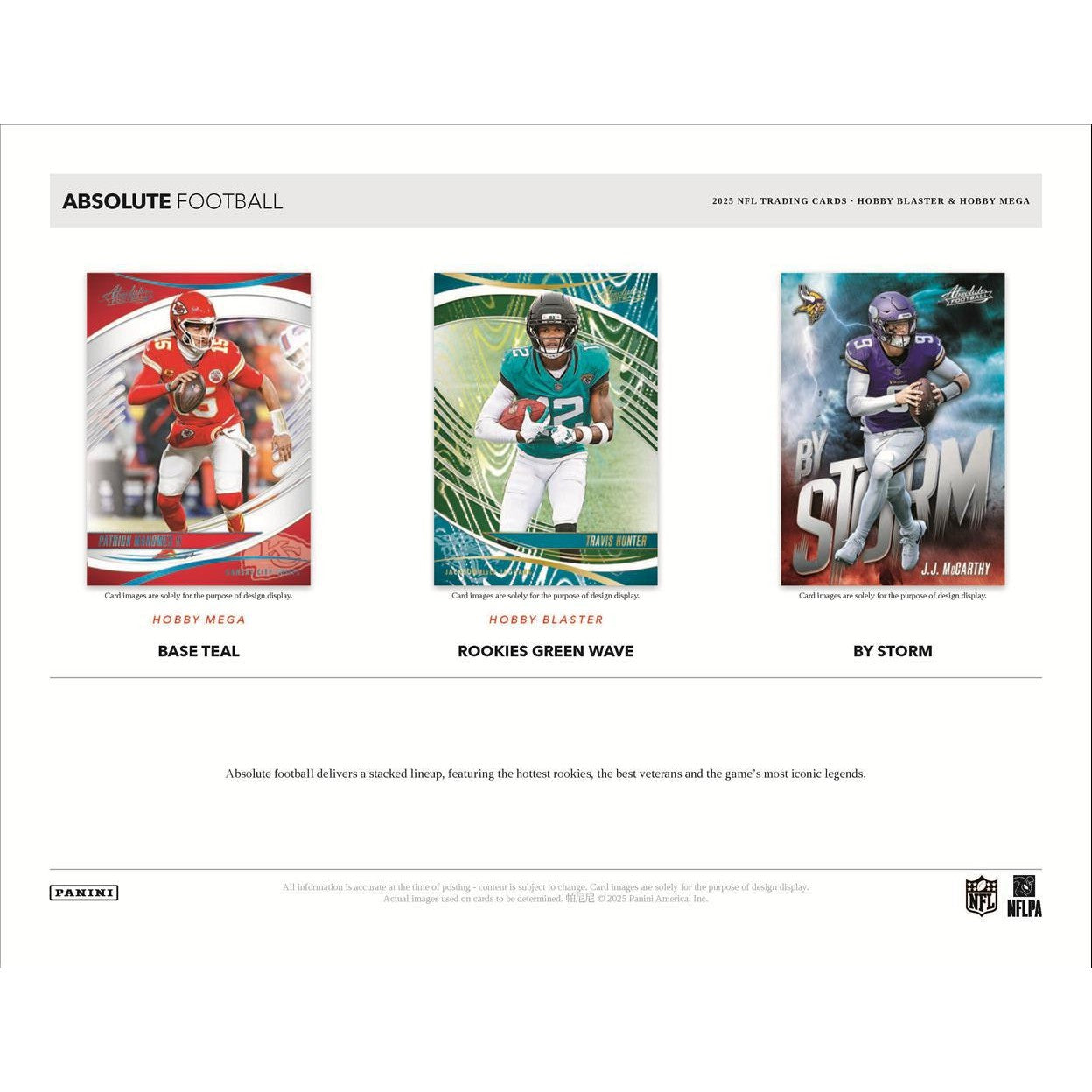 2025 Panini Absolute Football Hobby Mega Box