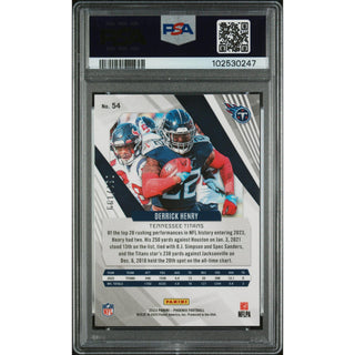 Derrick Henry 2023 Phoenix Red Seismic #54 – PSA 9