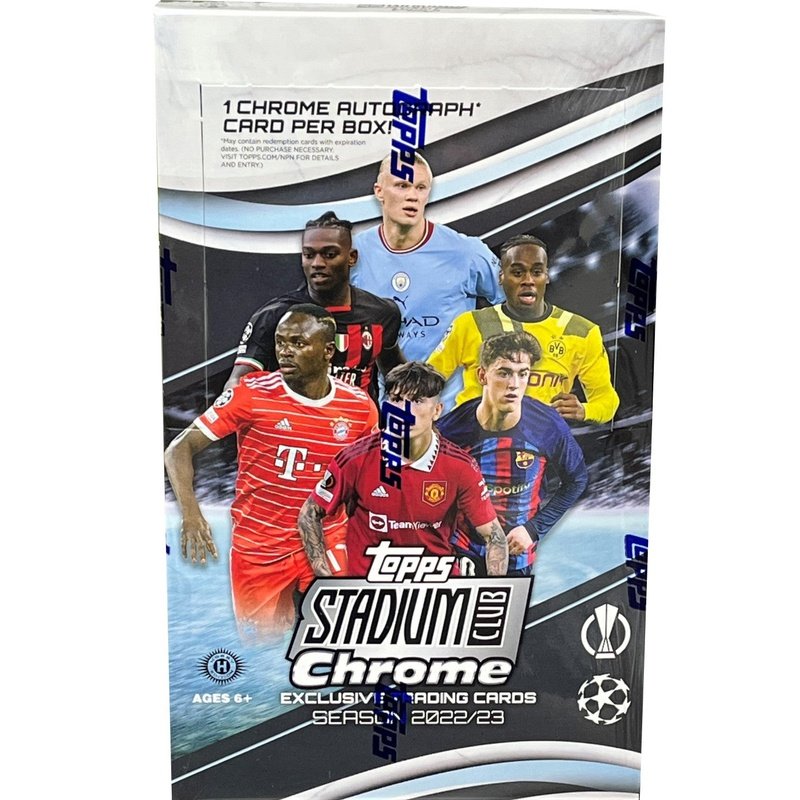 2023 Topps Stadium Club Chrome UEFA Soccer Hobby Box – CARDIACS ...