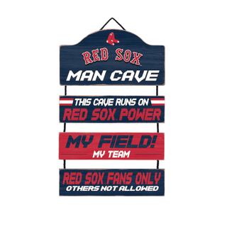 Hanging Sign: Boston Red Sox Man Cave