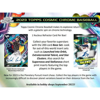 2023 Topps Cosmic Chrome Baseball Hobby Box