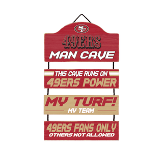 Hanging Sign: San Francisco 49ers Man Cave