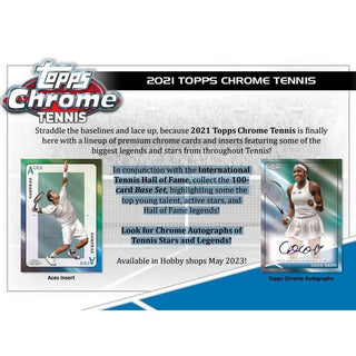 2021 Topps Chrome Tennis Hobby Box