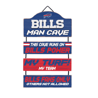 Hanging Sign: Buffalo Bills Man Cave