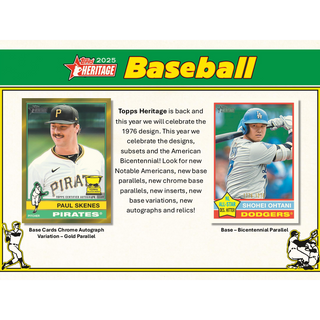 2025 Topps Heritage Baseball Hobby Pack