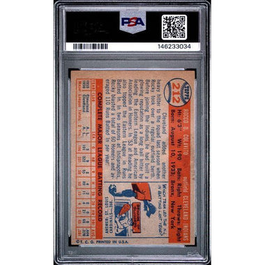 Rocco Colavito 1957 Topps #212 PSA 4