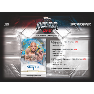 2025 Topps UFC Knockout Hobby Box