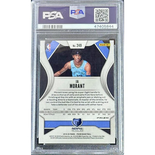 Ja Morant 2019 Panini Prizm Red/White/Blue Prizm #249 PSA 10